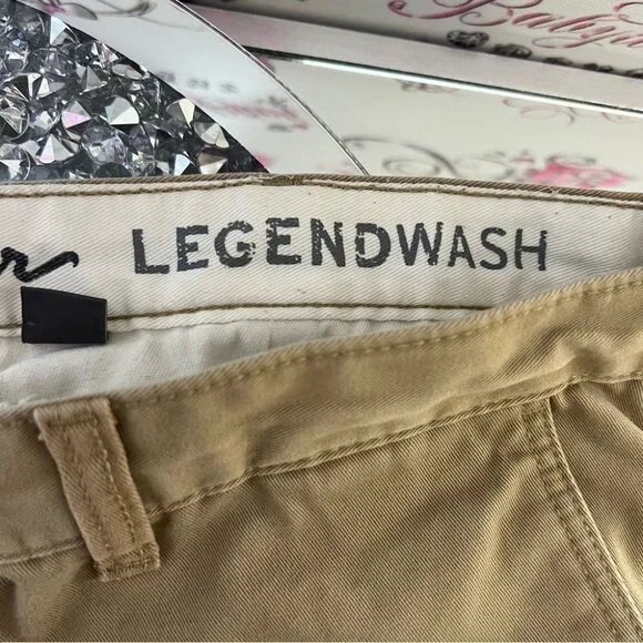 Eddie Bauer pants cargo dress pants pockets Classic Tan Chinos - Picture 7 of 8